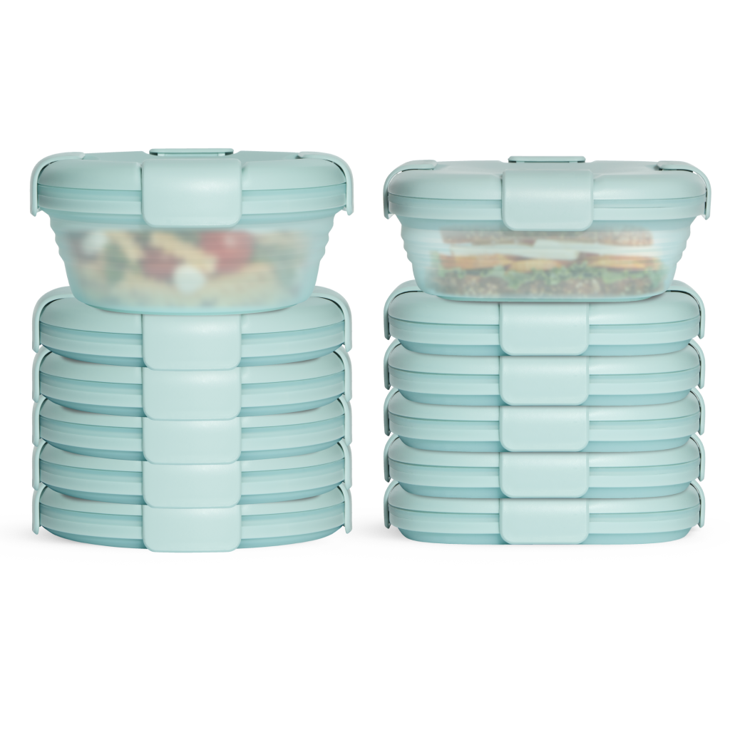 12-Pack Mixed Food Storage Set