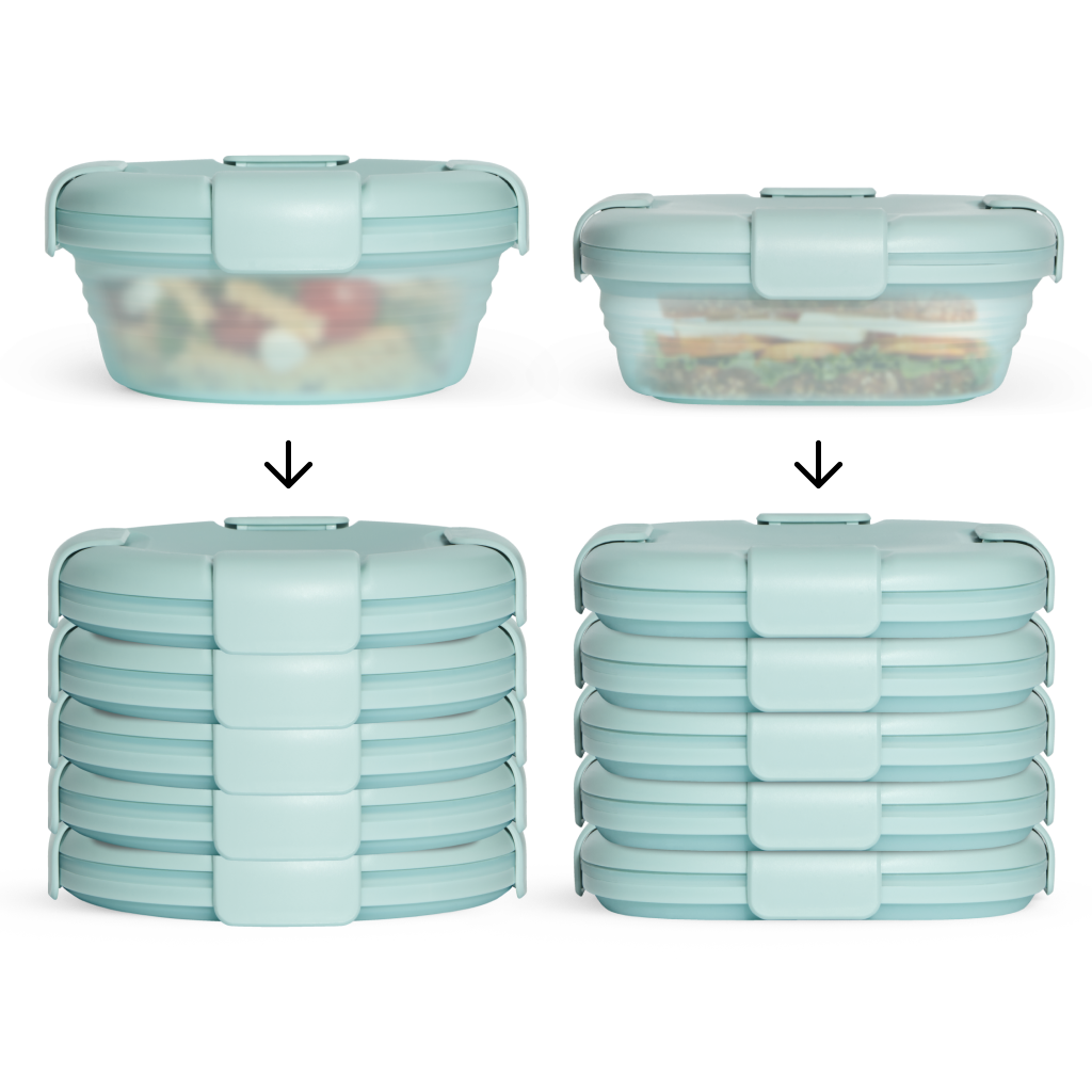 12-Pack Mixed Food Storage Set
