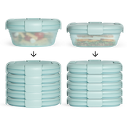 12-Pack Mixed Food Storage Set