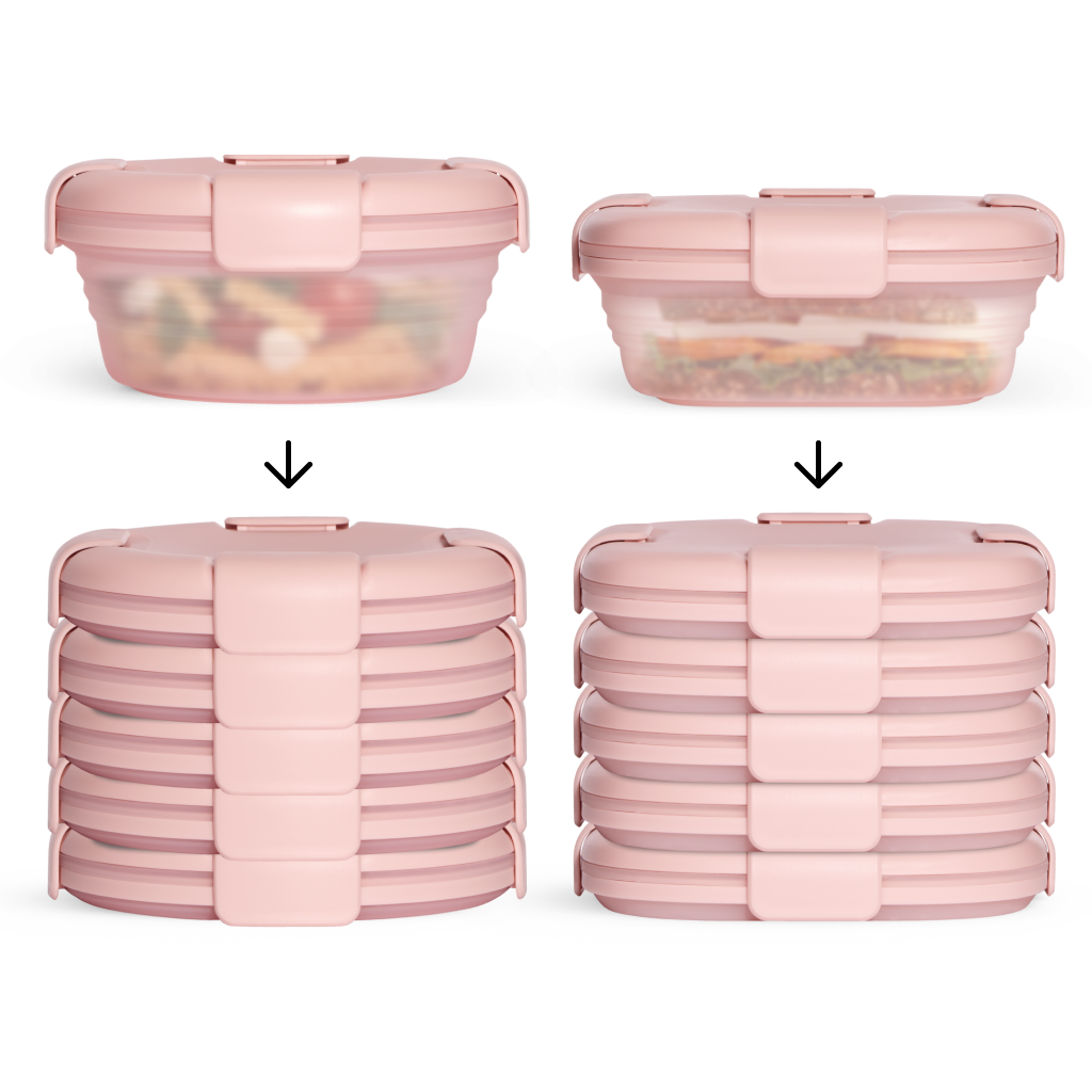 12-Pack Mixed Food Storage Set