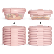 12-Pack Mixed Food Storage Set