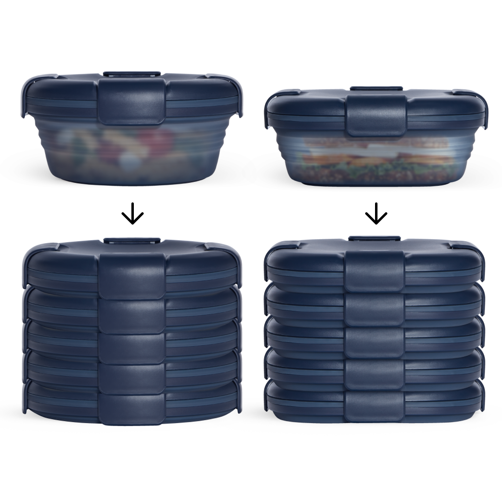 12-Pack Mixed Food Storage Set