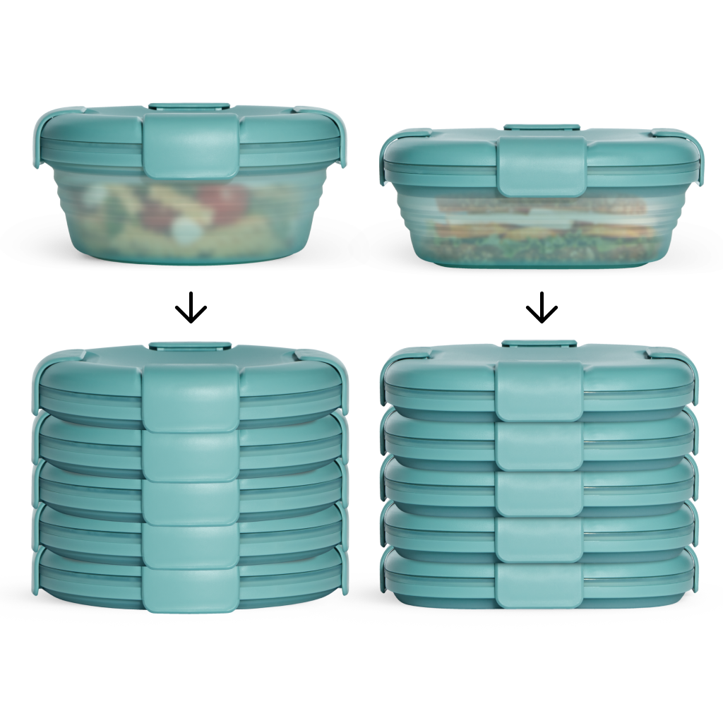 12-Pack Mixed Food Storage Set