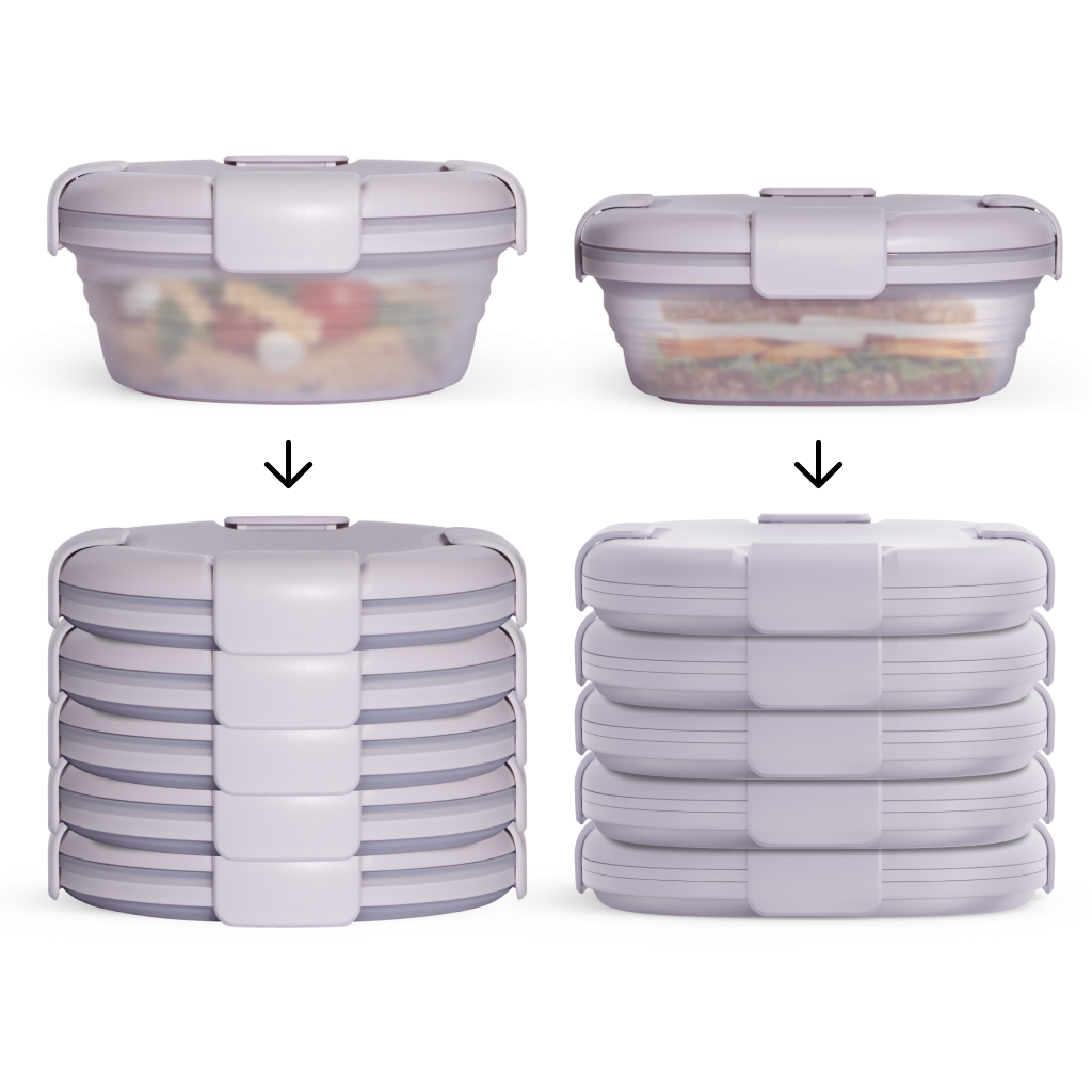 12-Pack Mixed Food Storage Set