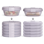 12-Pack Mixed Food Storage Set