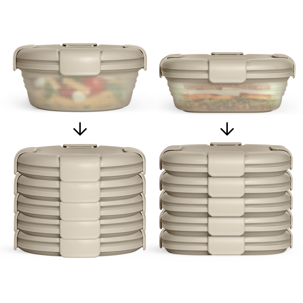 12-Pack Mixed Food Storage Set