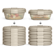 12-Pack Mixed Food Storage Set