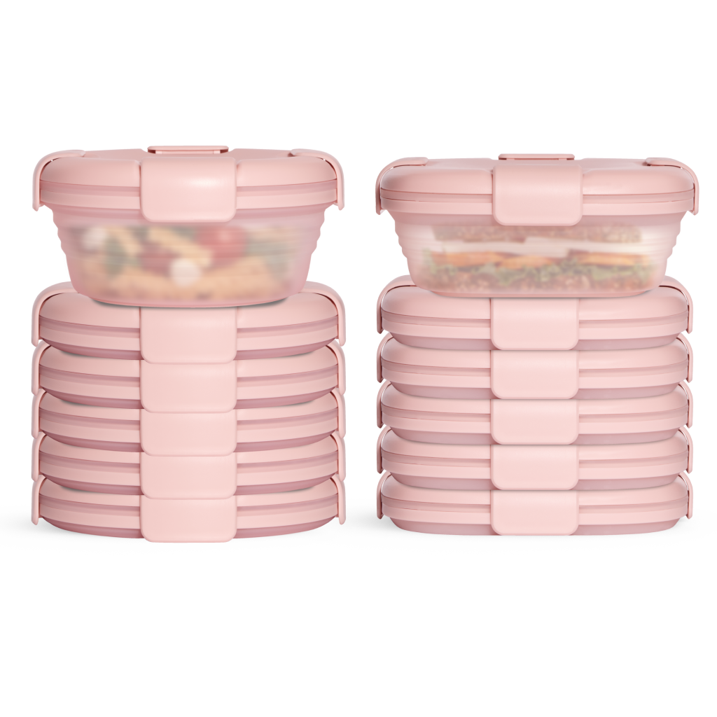 12-Pack Mixed Food Storage Set