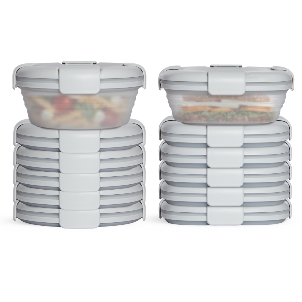 12-Pack Mixed Food Storage Set