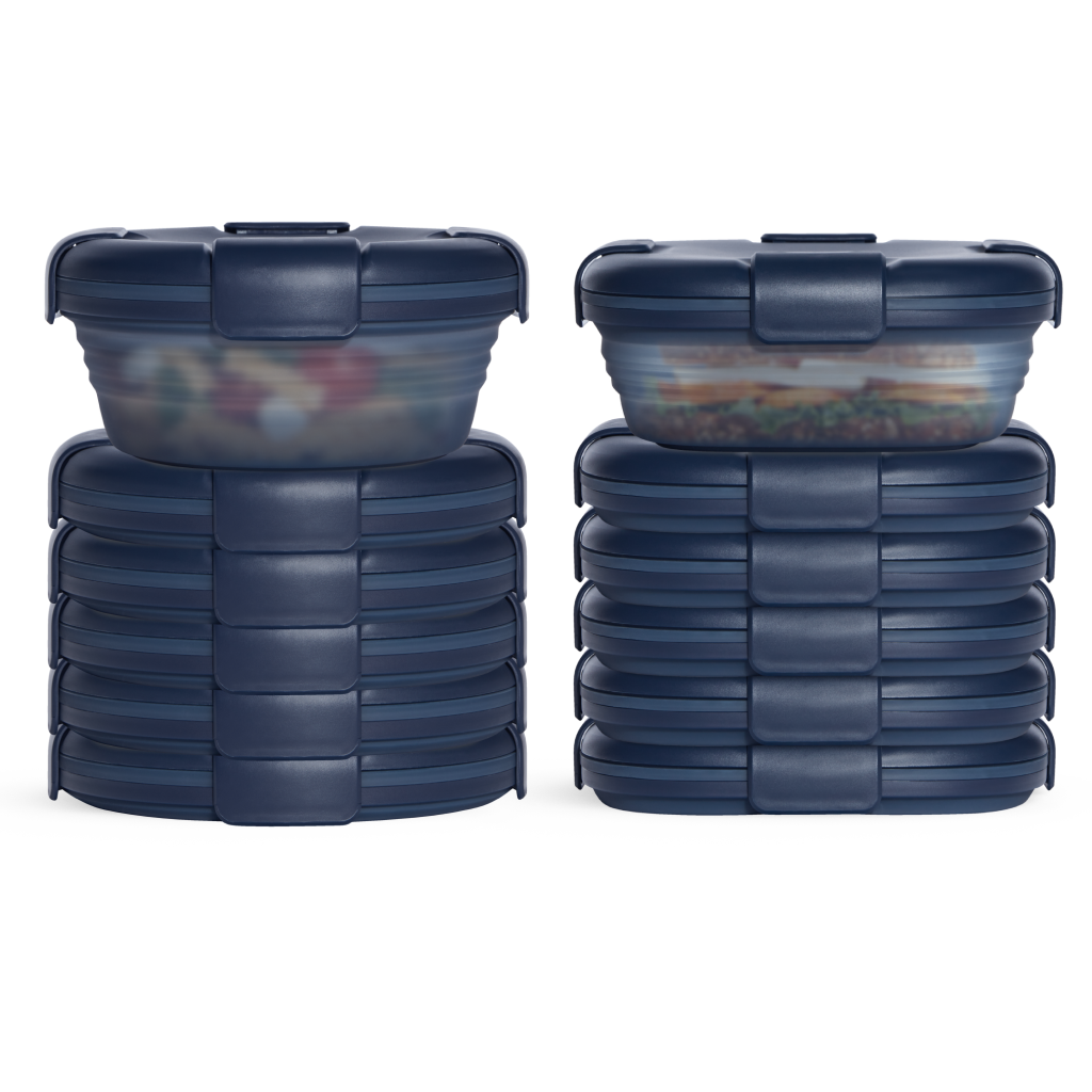 12-Pack Mixed Food Storage Set