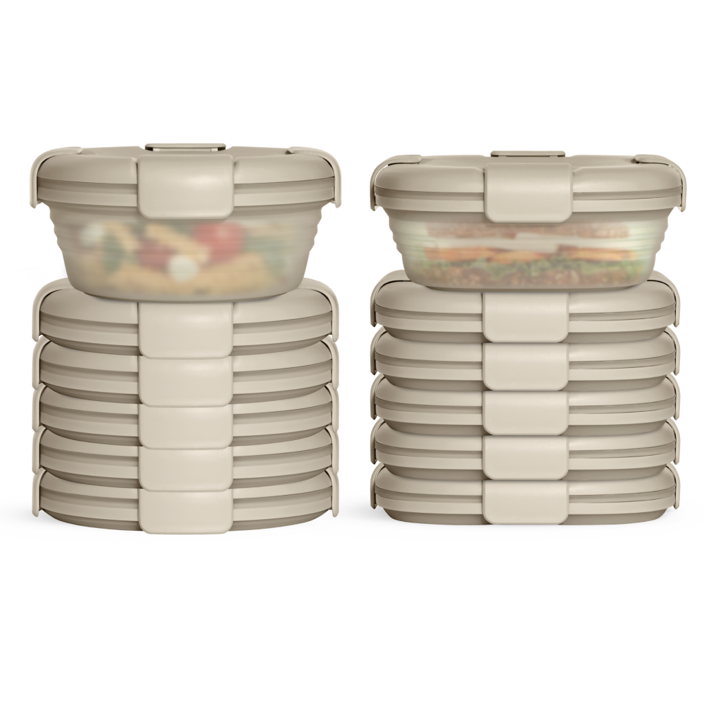 12-Pack Mixed Food Storage Set