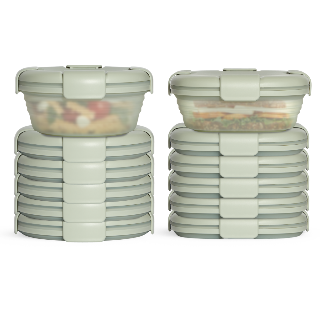 12-Pack Mixed Food Storage Set