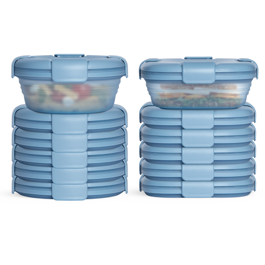 12-Pack Mixed Food Storage Set